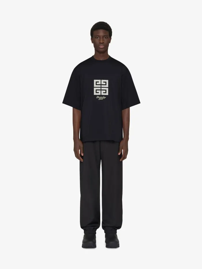 4g TShirt In Cotton Black Men Givenchy TShirts