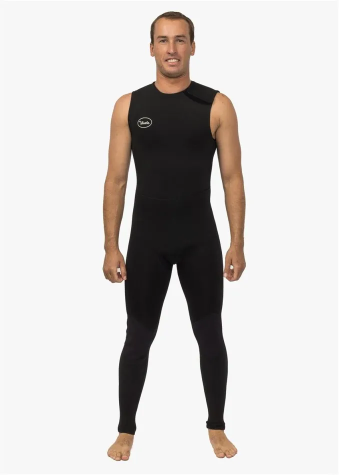 7 Seas 22 Long John Wetsuit Black Men Vissla Wetsuits