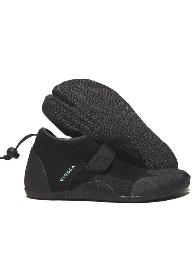 7 Seas 2MM Reef Wetsuit Bootie Black Men Vissla Wetsuits