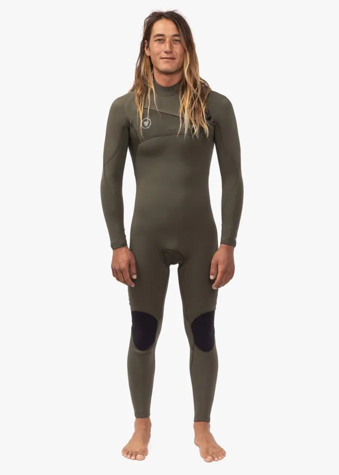 7 Seas 32 Full Chest Zip Wetsuit Army Men Vissla Wetsuits