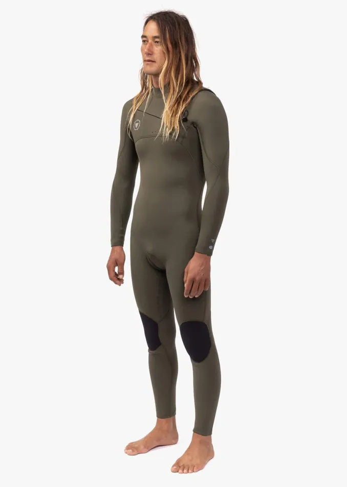 7 Seas 32 Full Chest Zip Wetsuit Army Men Vissla Wetsuits