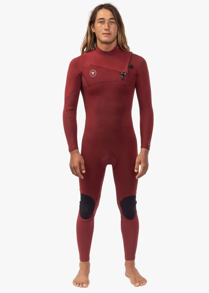 7 Seas 32 Full Chest Zip Wetsuit Blood Men Vissla Wetsuits