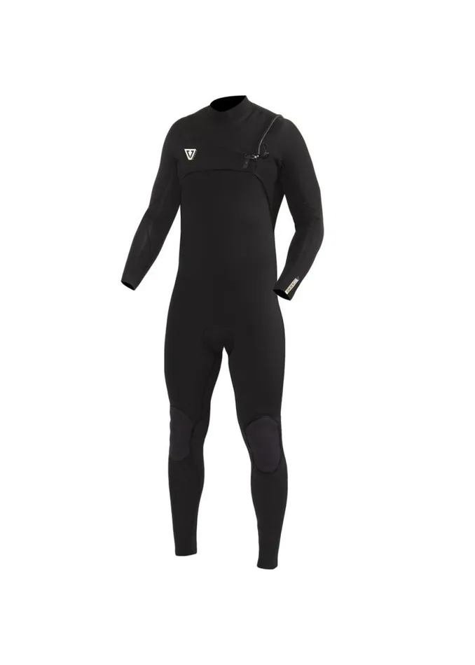 7 Seas Comp 43 Full Chest Zip Black 2 Men Vissla Wetsuits