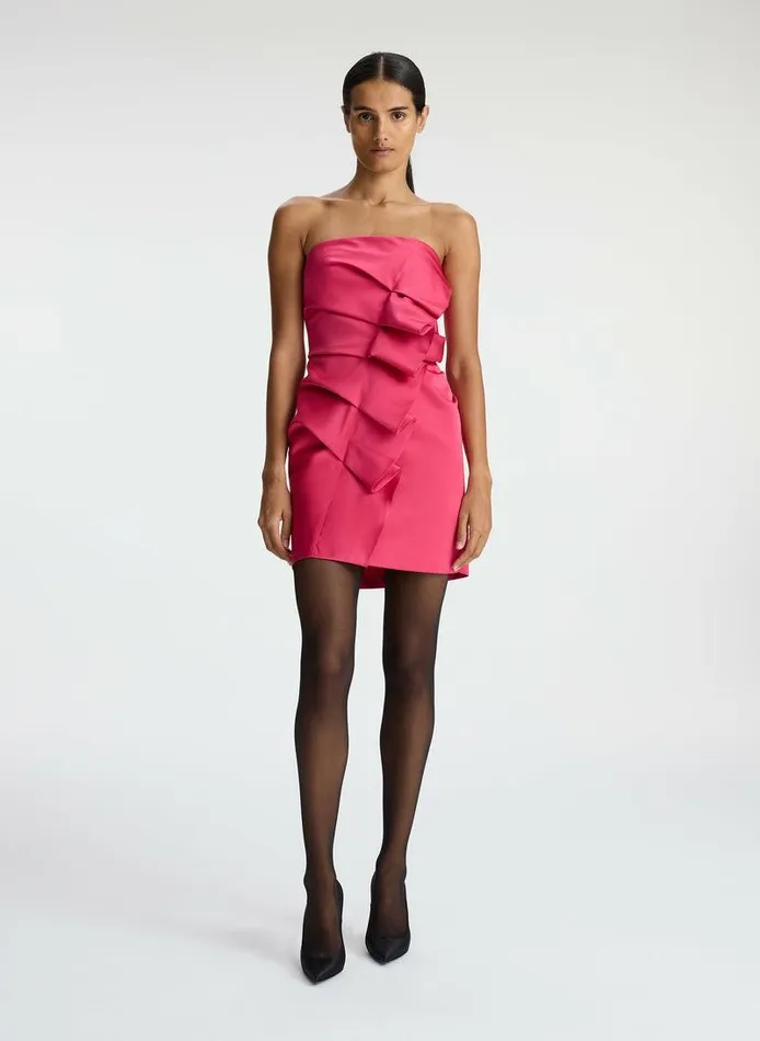 Accessories Women ALC Talita Strapless Satin Mini Dress Manzanita