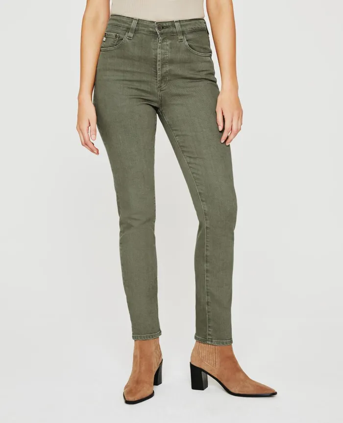 AG Jeans Alexxis Slim 3 Years Sulfur Armory Green Women Denim AG Jeans Alexxis Slim 3 Years Sulfur Armory Green Women Denim