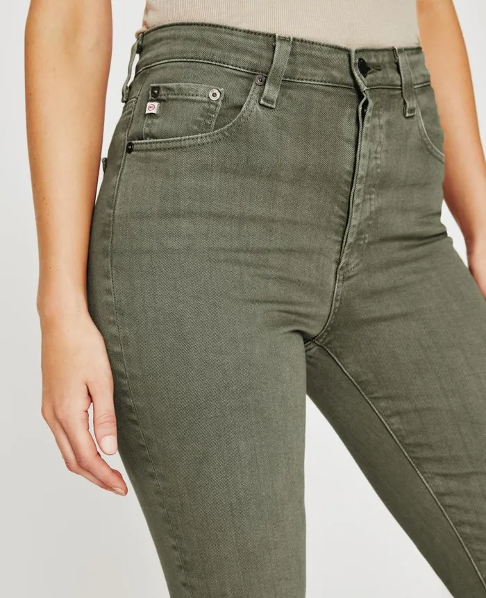 AG Jeans Alexxis Slim 3 Years Sulfur Armory Green Women Denim AG Jeans Alexxis Slim 3 Years Sulfur Armory Green Women Denim