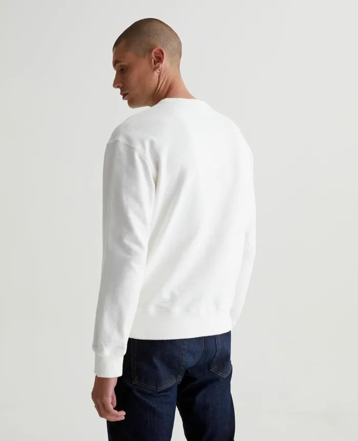 AG Jeans Arc Crew 5 Years True White Men Tees AG Jeans Arc Crew 5 Years True White Men Tees