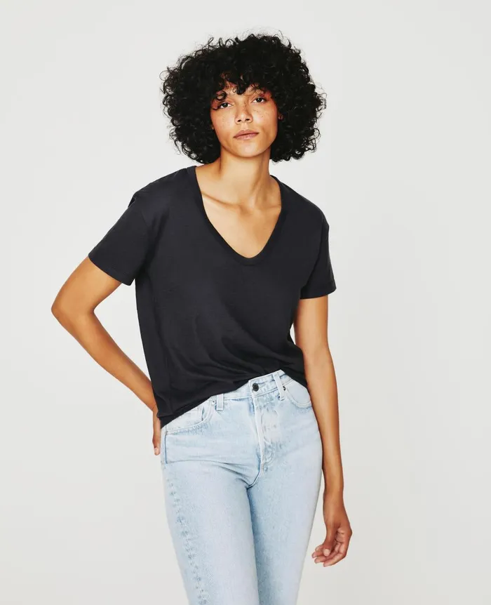 AG Jeans Aspen U Ink Stone Women Tees and Tanks AG Jeans Aspen U Ink Stone Women Tees and Tanks