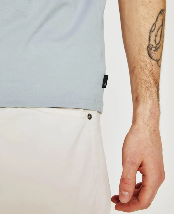 AG Jeans Bryce Crew Geo Cube White Sands Men Tees AG Jeans Bryce Crew Geo Cube White Sands Men Tees
