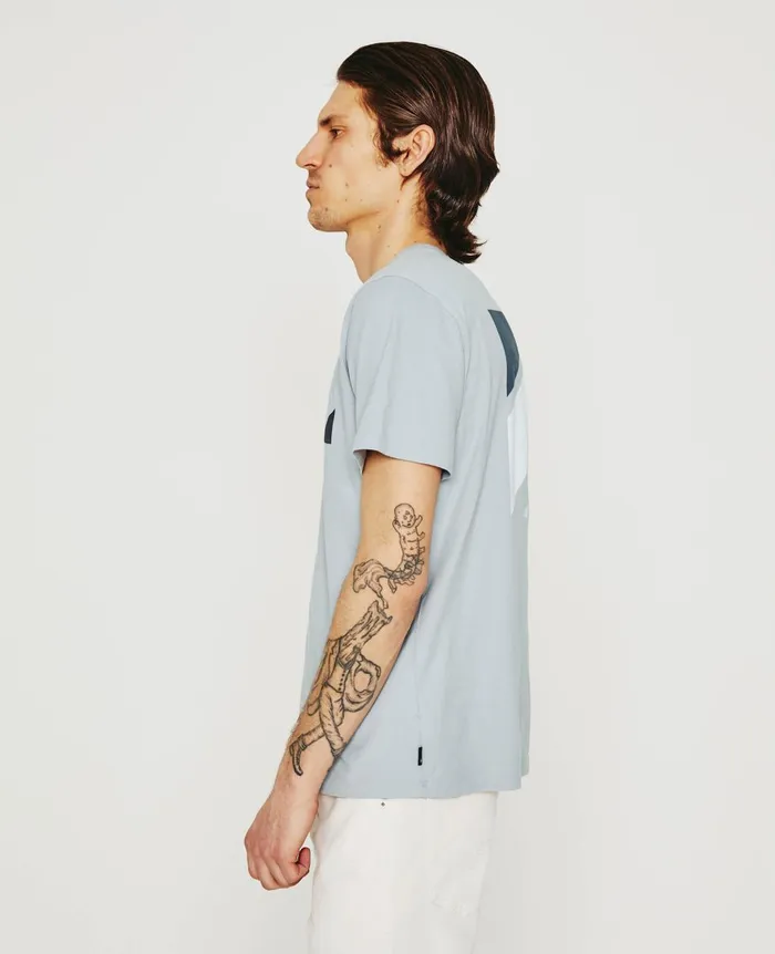 AG Jeans Bryce Crew Geo Cube White Sands Men Tees AG Jeans Bryce Crew Geo Cube White Sands Men Tees