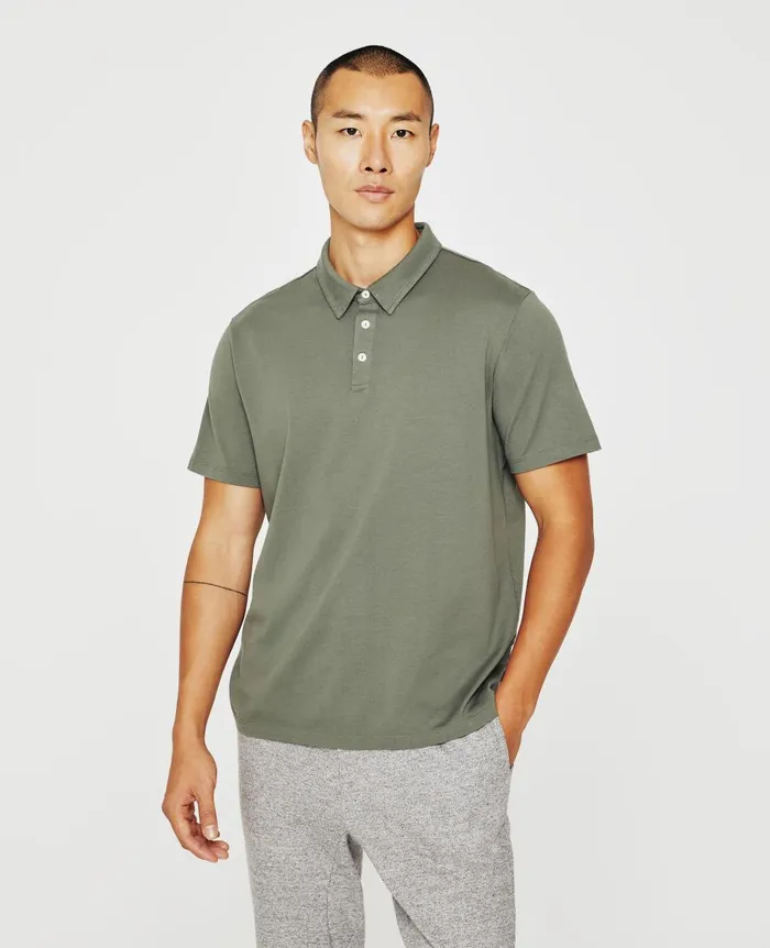AG Jeans Bryce Polo Hunter Sage Men Polos
