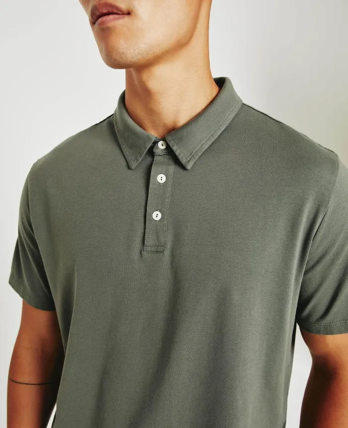 AG Jeans Bryce Polo Hunter Sage Men Polos AG Jeans Bryce Polo Hunter Sage Men Polos