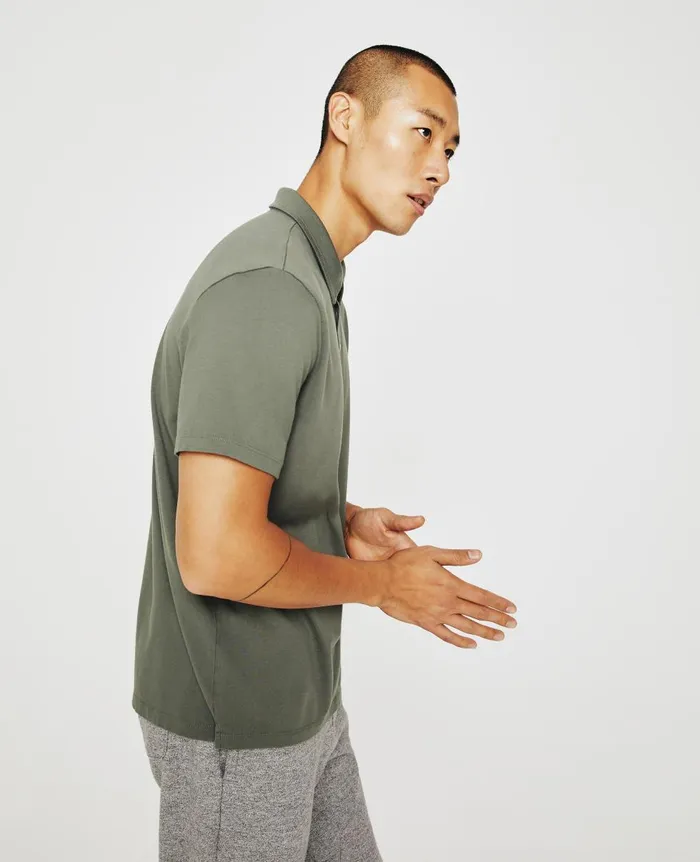 AG Jeans Bryce Polo Hunter Sage Men Polos AG Jeans Bryce Polo Hunter Sage Men Polos