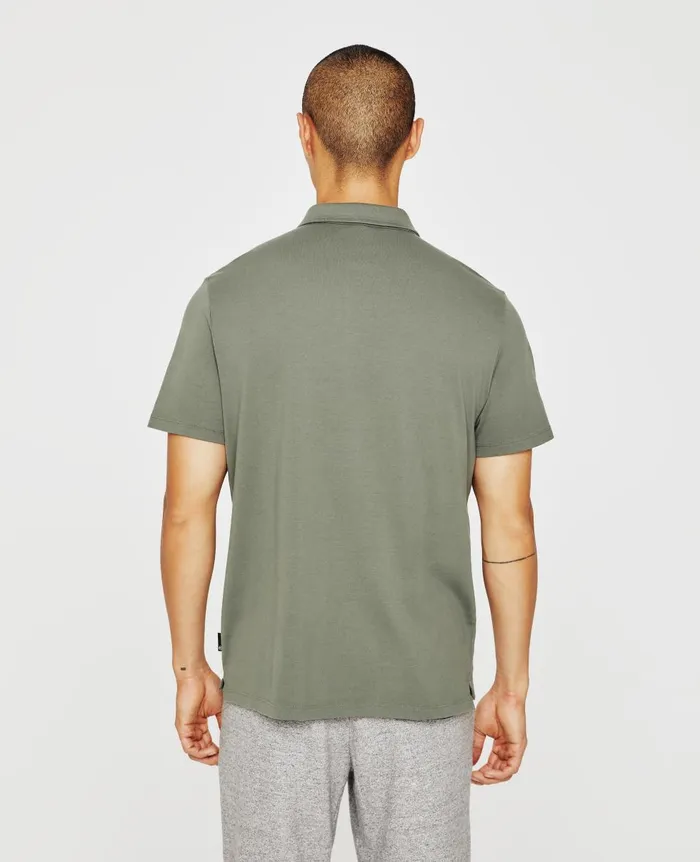 AG Jeans Bryce Polo Hunter Sage Men Polos AG Jeans Bryce Polo Hunter Sage Men Polos