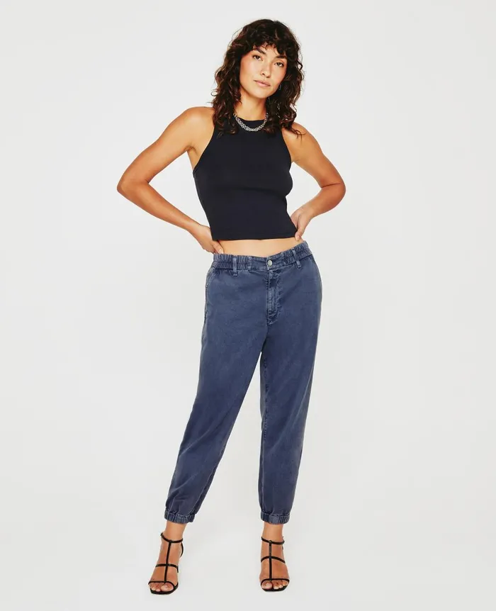 AG Jeans Caden Jogger Sulfur Bohemian Blue Women Pants