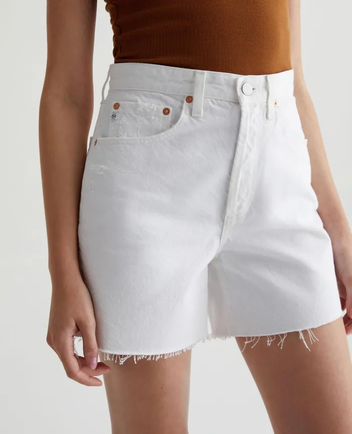 AG Jeans Clove Short Modern White Destructed Women Denim AG Jeans Clove Short Modern White Destructed Women Denim