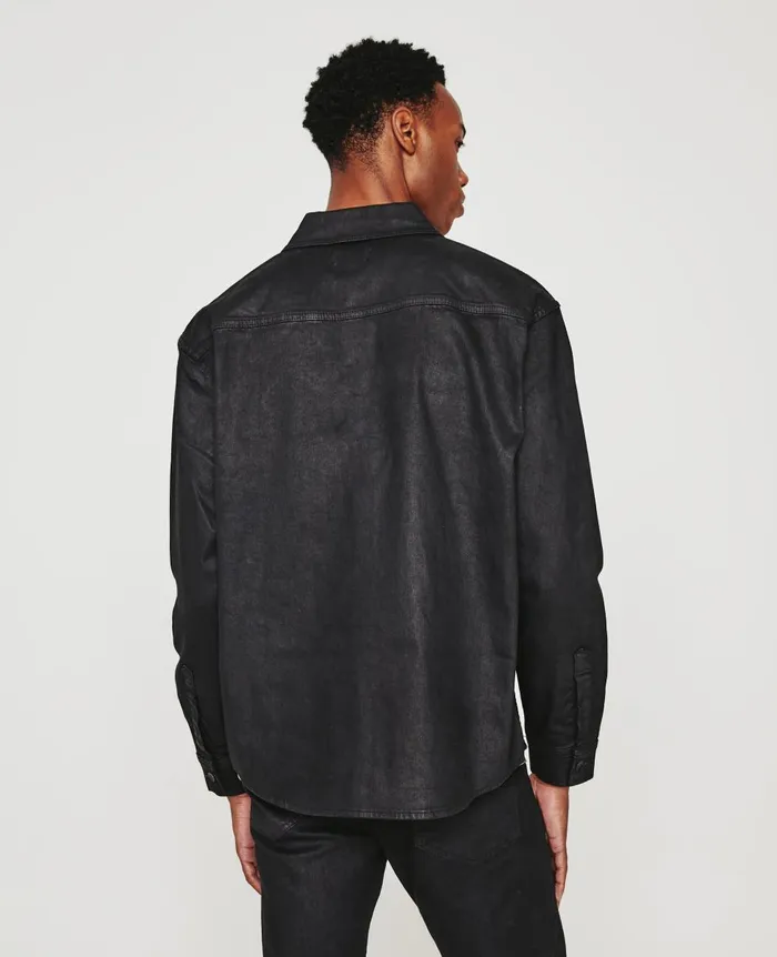AG Jeans Elias Shirt Jacket Ltt Ct Charcoal Black Men Jackets AG Jeans Elias Shirt Jacket Ltt Ct Charcoal Black Men Jackets