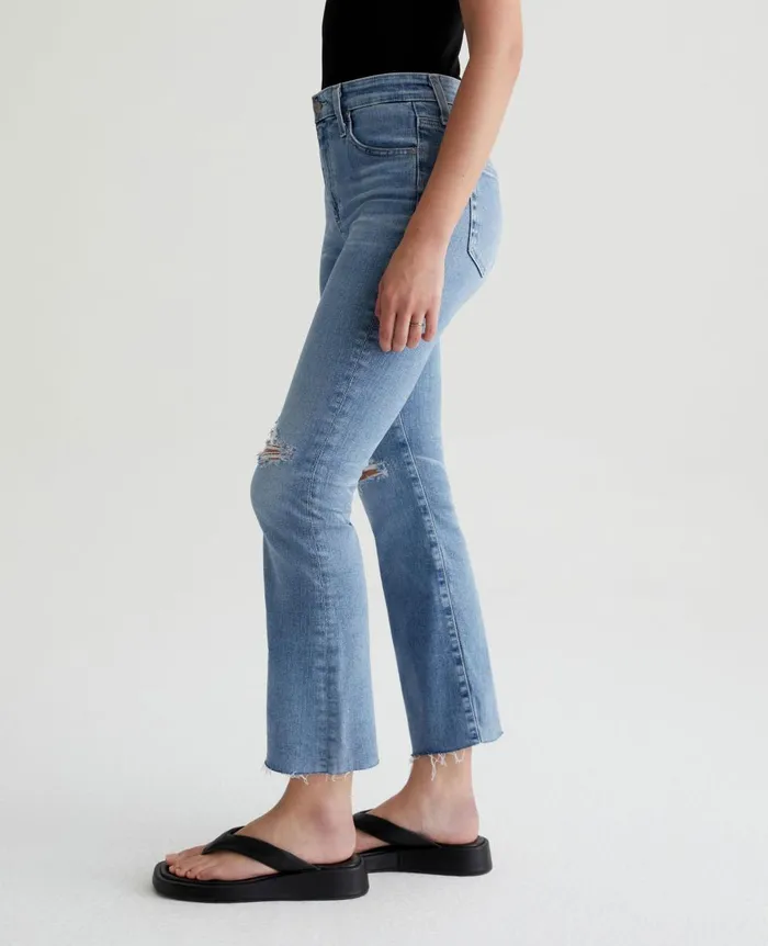 AG Jeans Farrah Boot Crop 20 Years Undertow Destructed Women Denim AG Jeans Farrah Boot Crop 20 Years Undertow Destructed Women Denim
