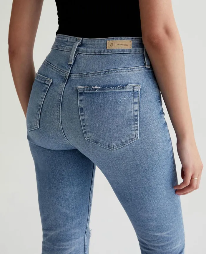 AG Jeans Farrah Boot Crop 20 Years Undertow Destructed Women Denim AG Jeans Farrah Boot Crop 20 Years Undertow Destructed Women Denim