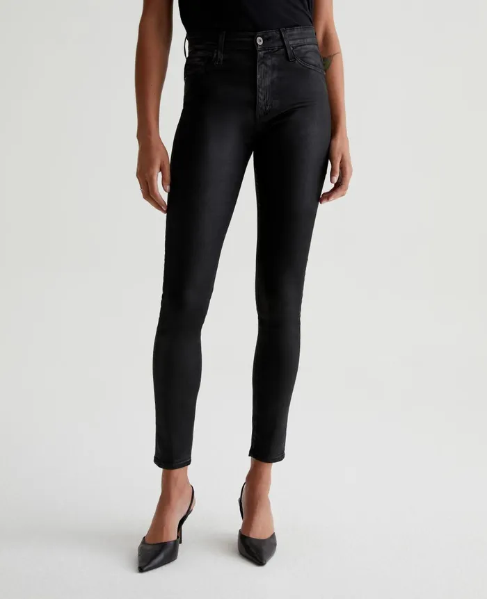 AG Jeans Farrah Skinny Ankle Ltt Lt Super Black Women Pants AG Jeans Farrah Skinny Ankle Ltt Lt Super Black Women Pants