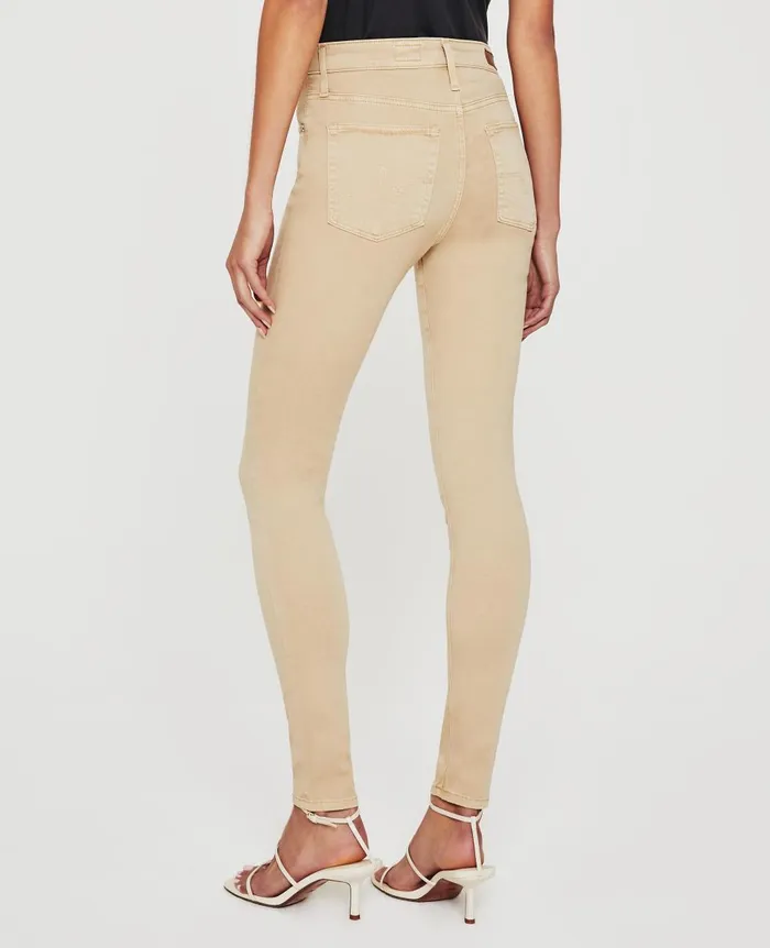 AG Jeans Farrah Skinny Sulfur Toasted Almond Women Pants AG Jeans Farrah Skinny Sulfur Toasted Almond Women Pants