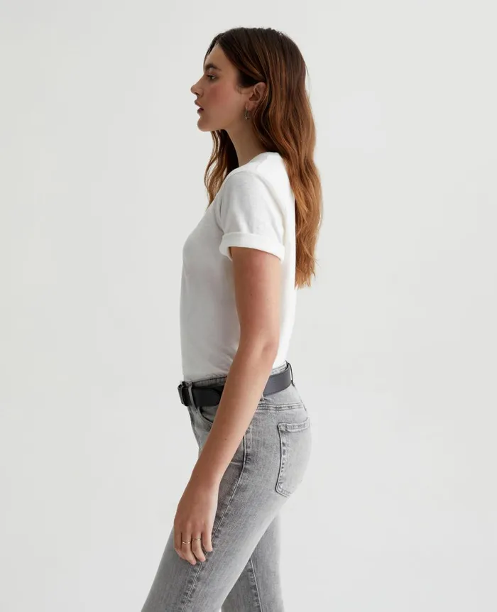 AG Jeans Jagger Crew 5 Years True White Women Tees and Tanks AG Jeans Jagger Crew 5 Years True White Women Tees and Tanks