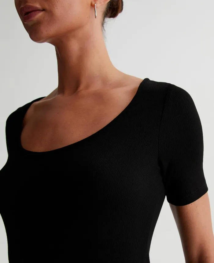 AG Jeans Jaxon Scoop True Black Women Tops and Shirts AG Jeans Jaxon Scoop True Black Women Tops and Shirts
