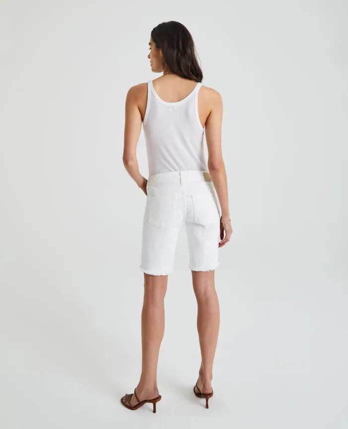 AG Jeans Nikki Short 1yr Tonal White Women Skirts and Shorts AG Jeans Nikki Short 1yr Tonal White Women Skirts and Shorts