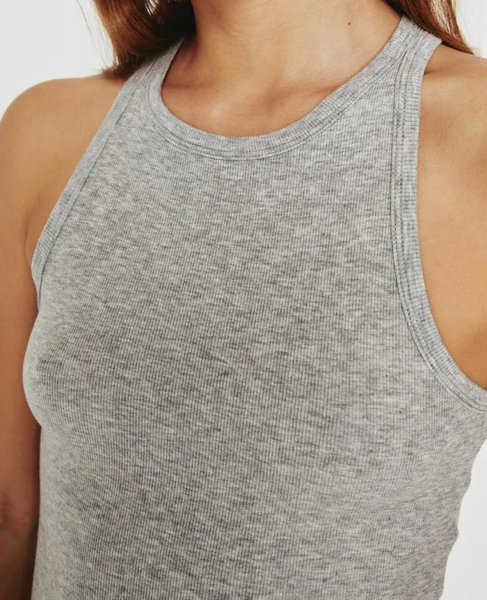 AG Jeans Orso Tank Heather Grey Women Tees and Tanks AG Jeans Orso Tank Heather Grey Women Tees and Tanks