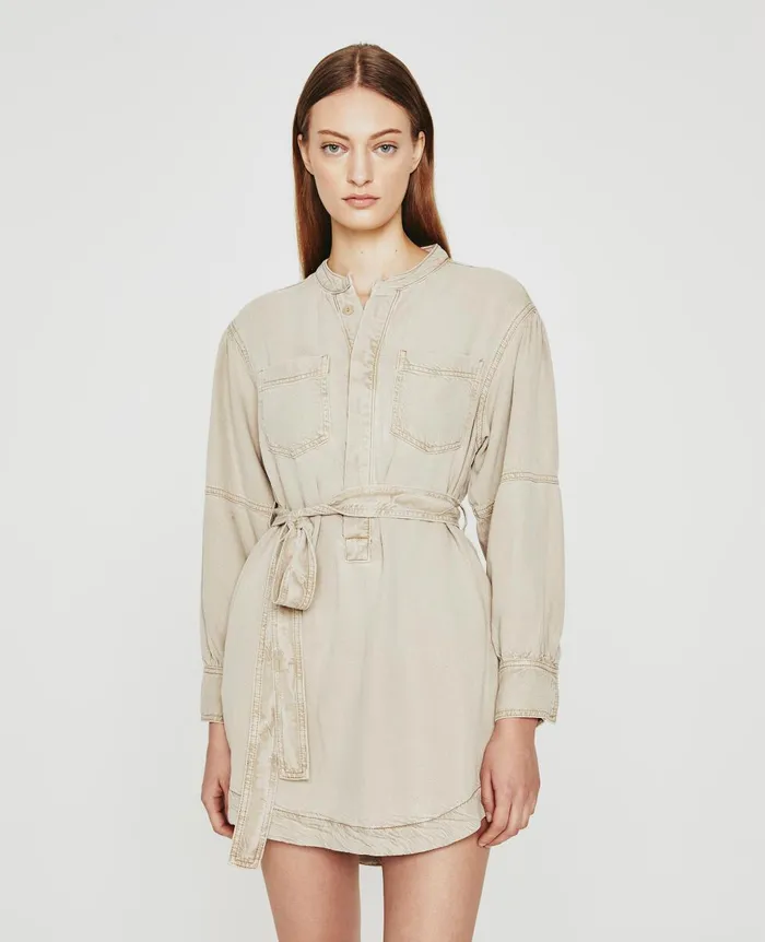 AG Jeans Poppy Dress Sulfur Dry Dust Women Dresses and More AG Jeans Poppy Dress Sulfur Dry Dust Women Dresses and More