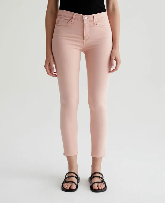 AG Jeans Prima Crop Sulfur Blush Paradise Women Pants AG Jeans Prima Crop Sulfur Blush Paradise Women Pants