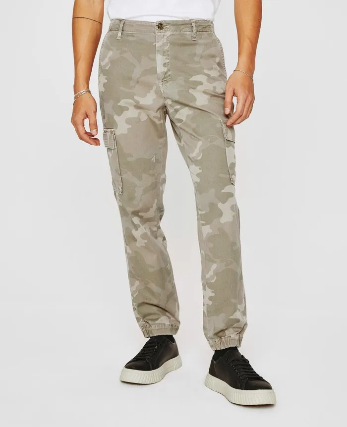AG Jeans Tellis Cargo At Ease Camo Natural Multi Men Pants AG Jeans Tellis Cargo At Ease Camo Natural Multi Men Pants