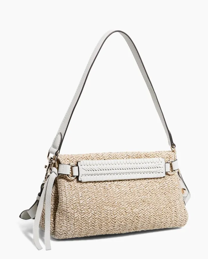 All For Love Convertible Crossbody Clutch Straw With Vanilla Women Aimee Kestenberg Clutches