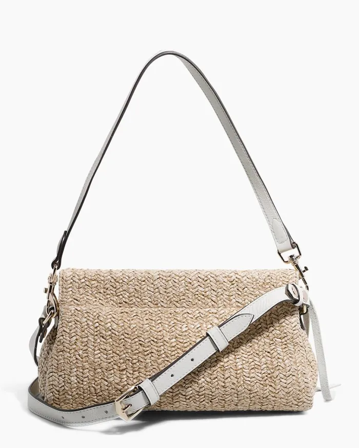 All For Love Convertible Crossbody Clutch Straw With Vanilla Women Aimee Kestenberg Clutches