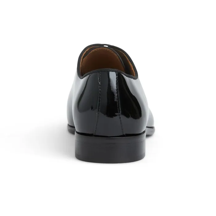 Angelo Whole Cut Oxford Black Patent Men Bruno Magli Dress Shoes
