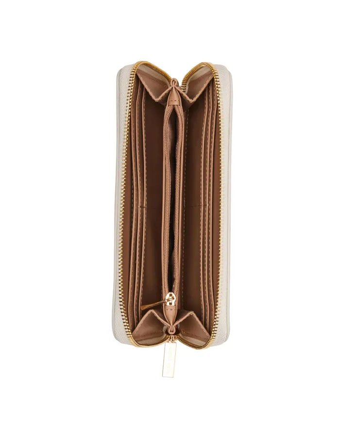 Anne Klein AK Large Curved Wallet Espresso Women Handbags