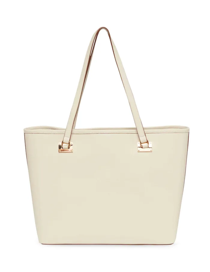 Anne Klein Anne Klein Work Tote With Pouch Chalk Women Handbags