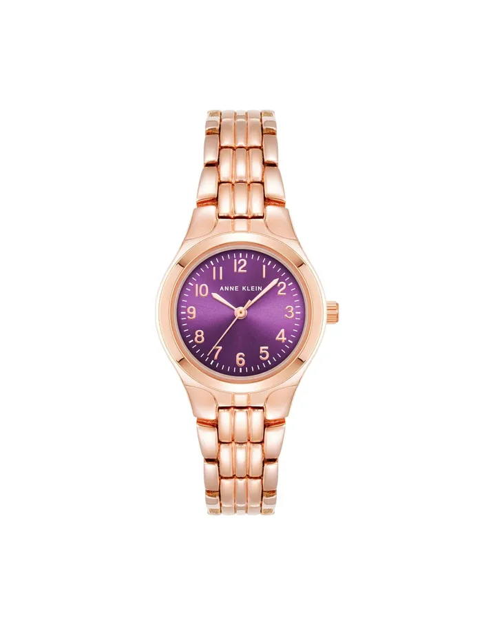 Anne Klein Classic Easy To Read Dial Watch Purple Women Watches 038 Jewelry