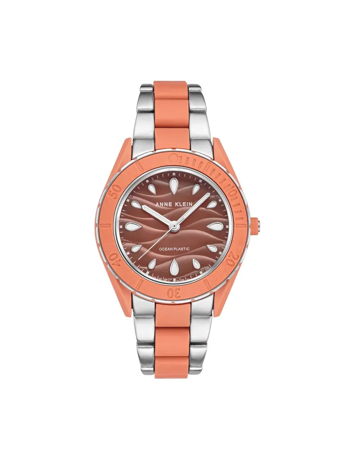 Anne Klein Consider It Solar Recycled Ocean Plastic Bracelet Watch Coral Women Watches 038 Jewelry Anne Klein Consider It Solar Recycled Ocean Plastic Bracelet Watch Coral Women Watches 038 Jewelry