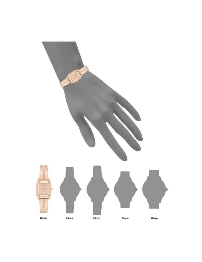 Anne Klein Elegant Bangle Bracelet Watch Blush Women Watches 038 Jewelry