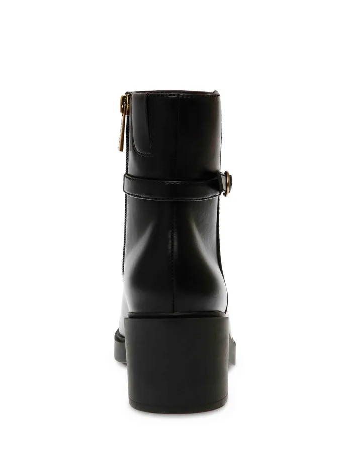 Anne Klein Fenix Boot Black Smooth Women Shoes