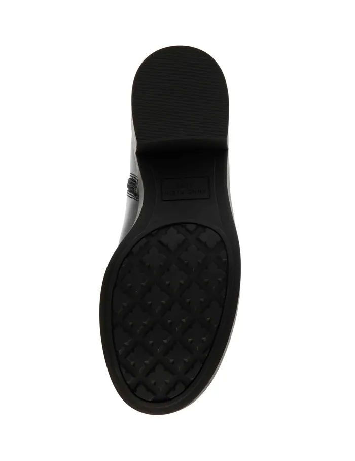 Anne Klein Fenix Boot Black Smooth Women Shoes