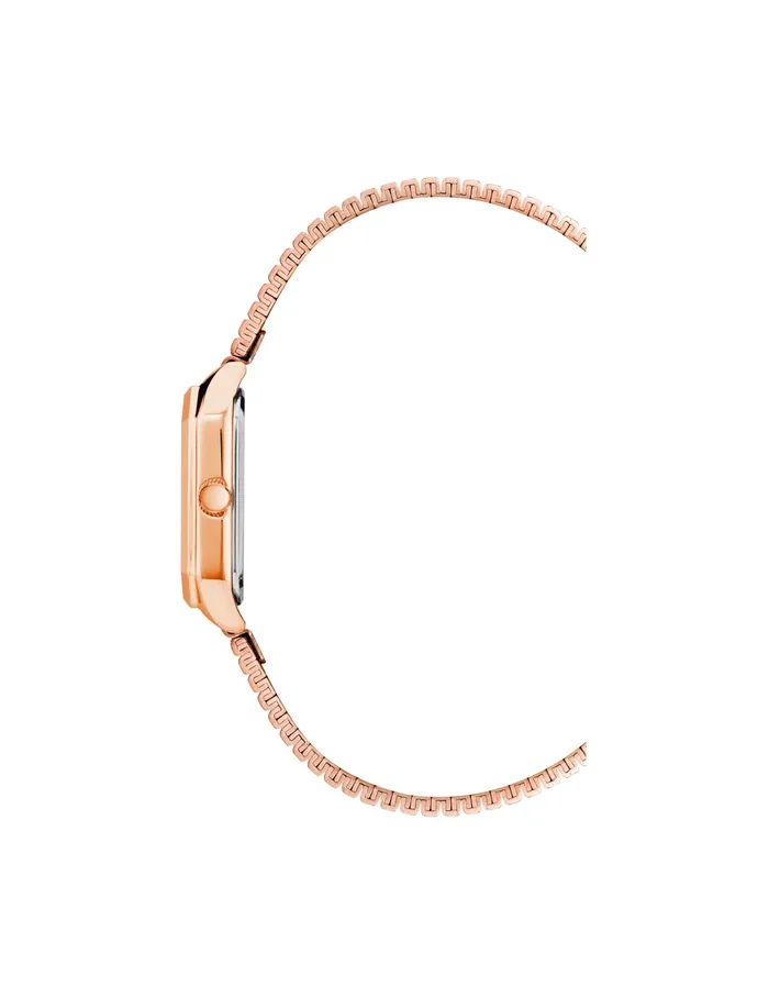 Anne Klein Iconic Octagonal Case Bracelet Watch Rose Goldtone Women Watches 038 Jewelry