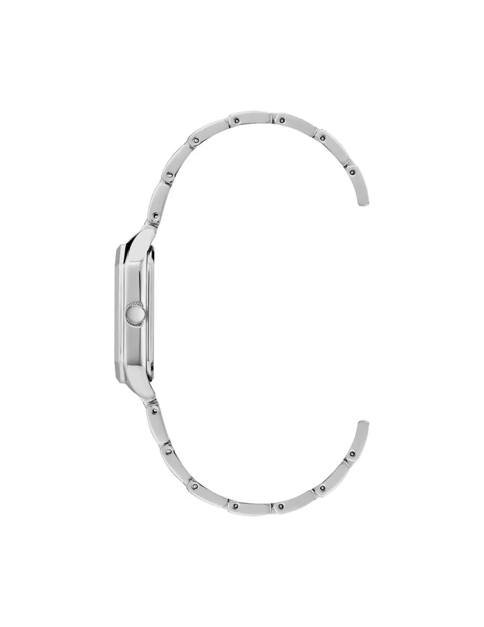 Anne Klein Octagonal Shaped Metal Bracelet Watch Silvertone Women Watches 038 Jewelry