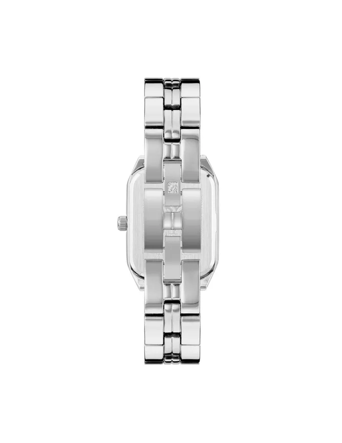 Anne Klein Octagonal Shaped Metal Bracelet Watch Silvertone Women Watches 038 Jewelry