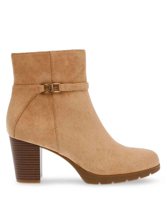 Anne Klein Romi Dress Bootie Natural Ms Women Shoes