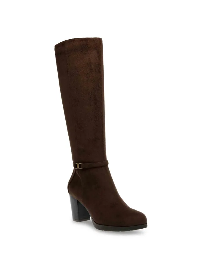 Anne Klein Rya Tall Boot Dk Brown Ms Women Shoes