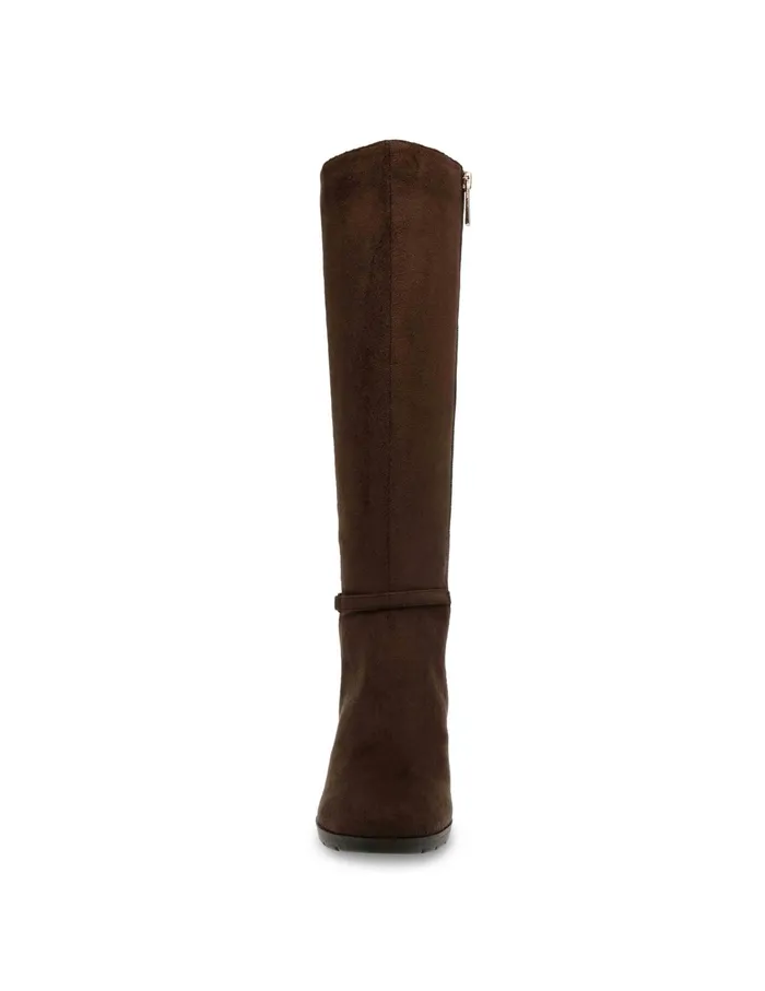 Anne Klein Rya Tall Boot Dk Brown Ms Women Shoes