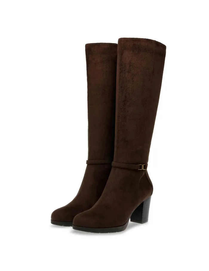 Anne Klein Rya Tall Boot Dk Brown Ms Women Shoes