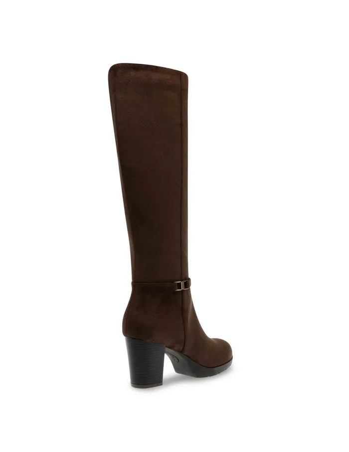 Anne Klein Rya Tall Boot Dk Brown Ms Women Shoes